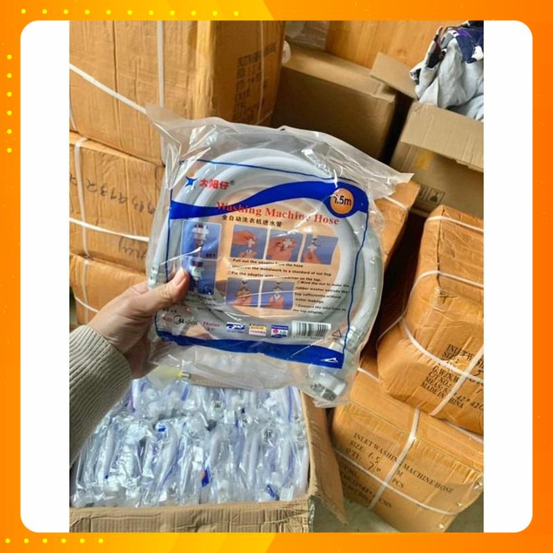 Dây cấp nước máy giặt đa năng 1.5m, ống dây cấp mg 150cm hàng Xịn