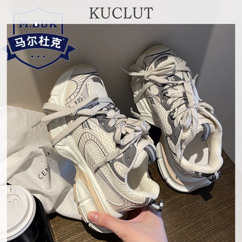 KUCLUT giày thể thao nữ giày nữ sneaker thời trang và giải trí dep Đường may tỉ mỉ Bền Sang trọng Siêu nhẹ FBX2393I2K 39Z230928