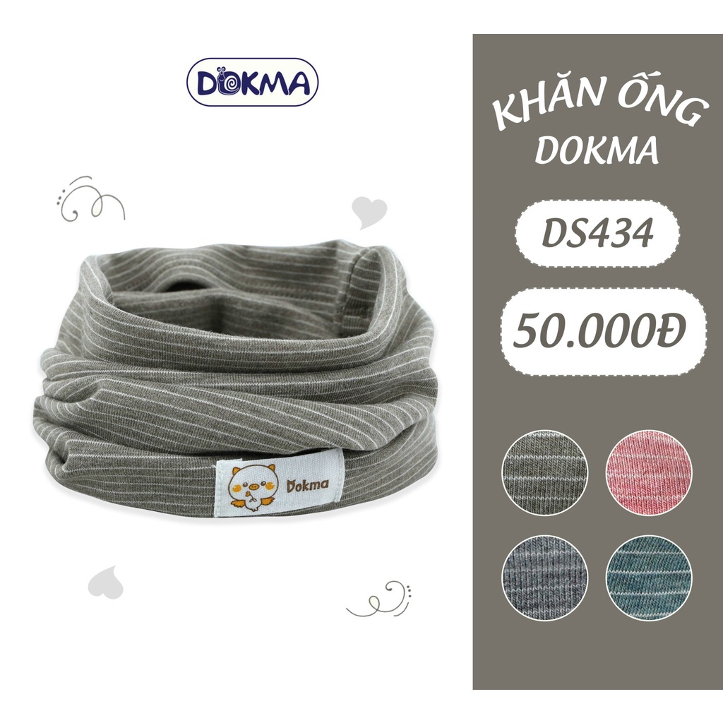 Khăn ống cotton Thời Trang DOKMA Cho Bé DS434, DS211, DS573