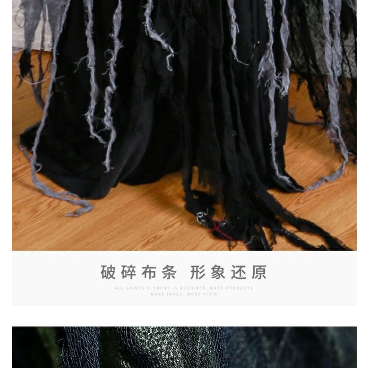 Áo Choàng Hóa Trang halloween Nhân Vật Bộ Xương Quỷ Kinh Dị