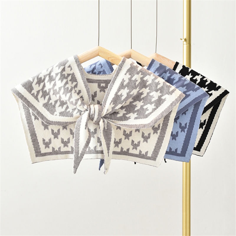 Khăn Choàng Cổ cashmere Thắt Nút Cho Nữ