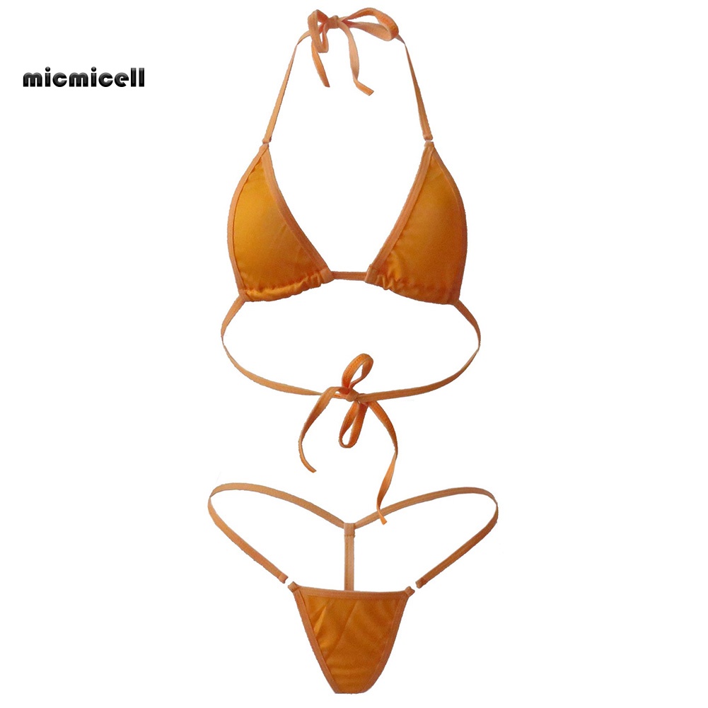 Bộ bikini 2 Mảnh Màu Sắc Thời Trang Quyến Rũ Cho Nữ