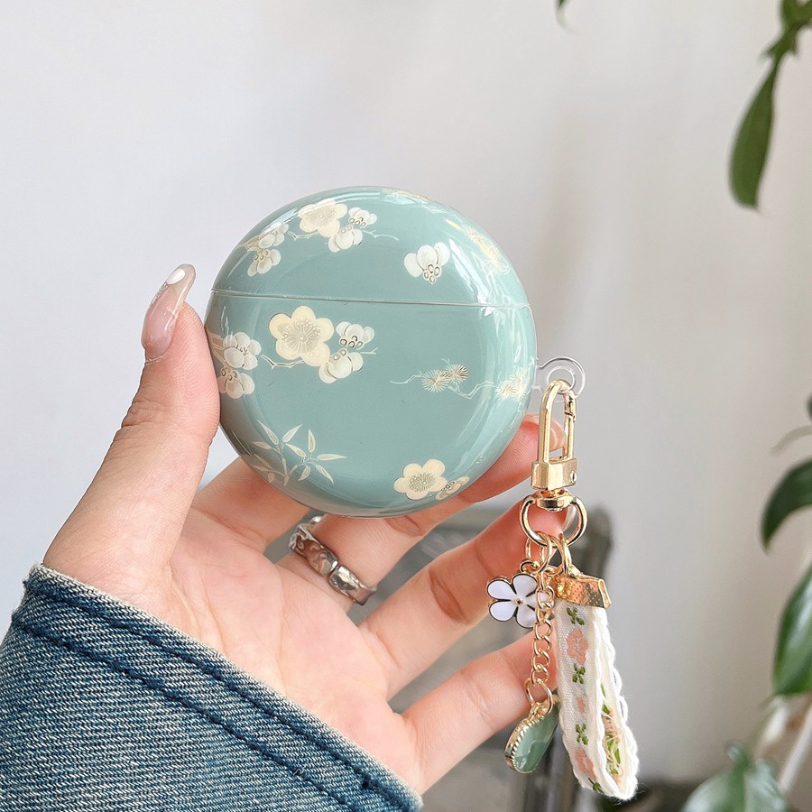 Vỏ Bảo Vệ Hộp Sạc Tai Nghe huawei freebuds pro 2 / freebuds 5i 4i 4 3 freebuds4i / freebuds5 / freebuds3 Bằng silicon Mềm Họa Tiết Ren Hoa Xinh Xắn