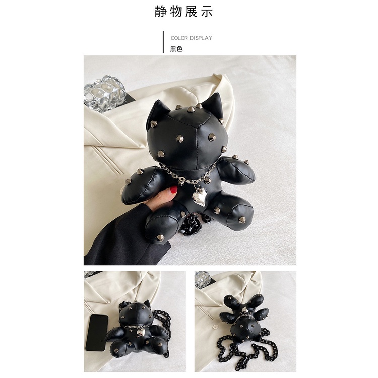 Túi Đeo Chéo Hình Búp Bê Hoạt Hình Phong Cách Âu Mỹ Sành Điệu