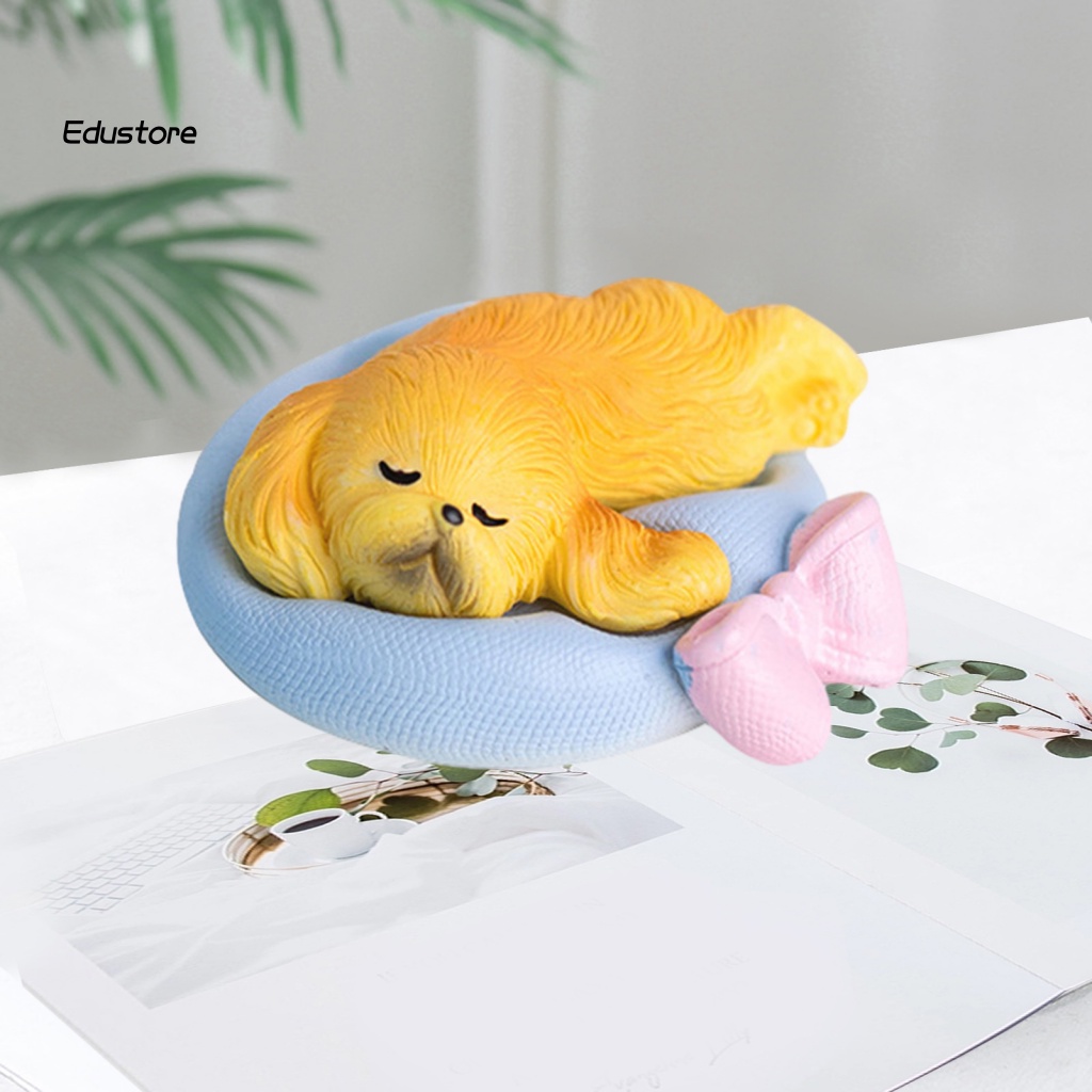 Đồ Trang Trí Ngủ resin Chống Phai Màu Hình Động Vật Dễ Thương Cho Xe Hơi Chó Mèo Heo Thỏ Lý Tưởng