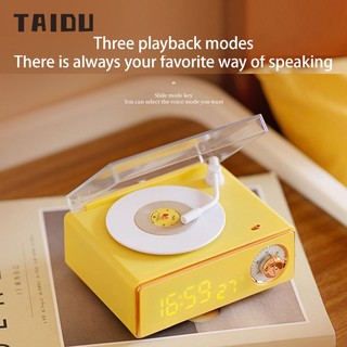 TAIDU Loa Bluetooth không dây Retro Loa siêu trầm nhỏ