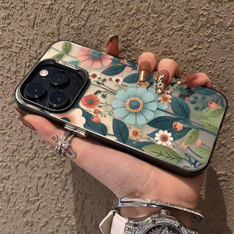 Ốp Điện Thoại Hình Hoa Cho iphone 15 14 11 pro max x xr xs max 7 8 plus se 2020 12 pro max 12 mini 13 pro max