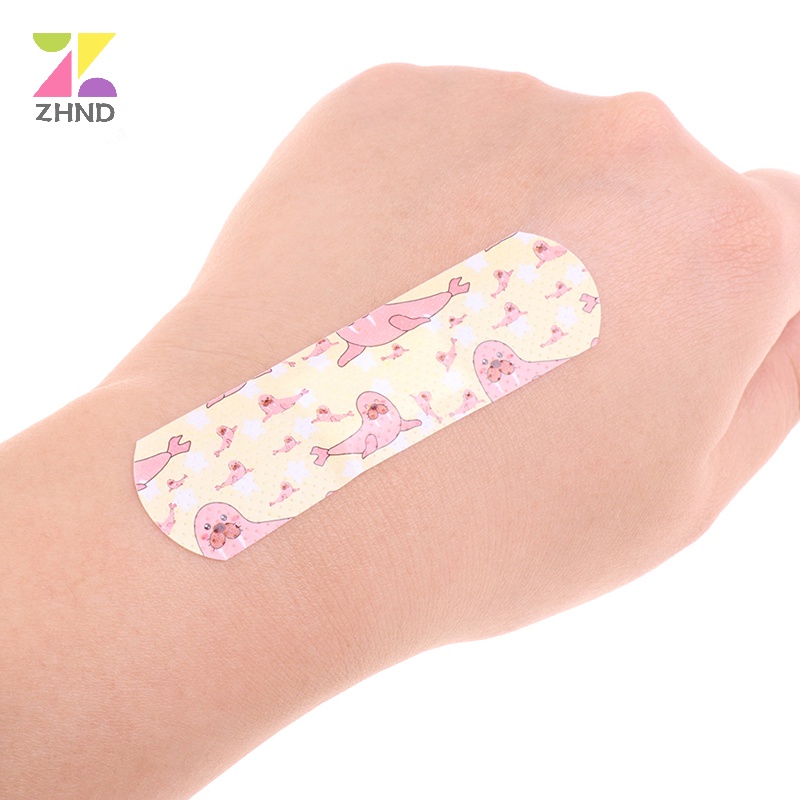 Set 120 Miếng Dán Hoạt Hình zhuzhengde Thoáng Khí Chống Thấm Nước