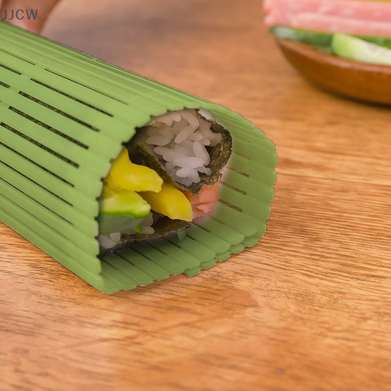 Thảm Cuộn sushi Bằng Nhựa Màu Xanh Lá Cây Lớn diy Cho Nhà Bếp qqw