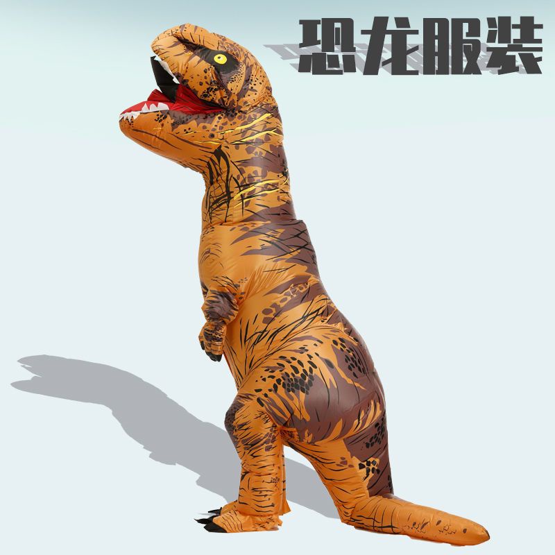 Tyrannosaurus Bộ Đồ Hóa Trang halloween Bơm Hơi Hình Khủng Long Vui Nhộn Cho Người Lớn Và Trẻ Em