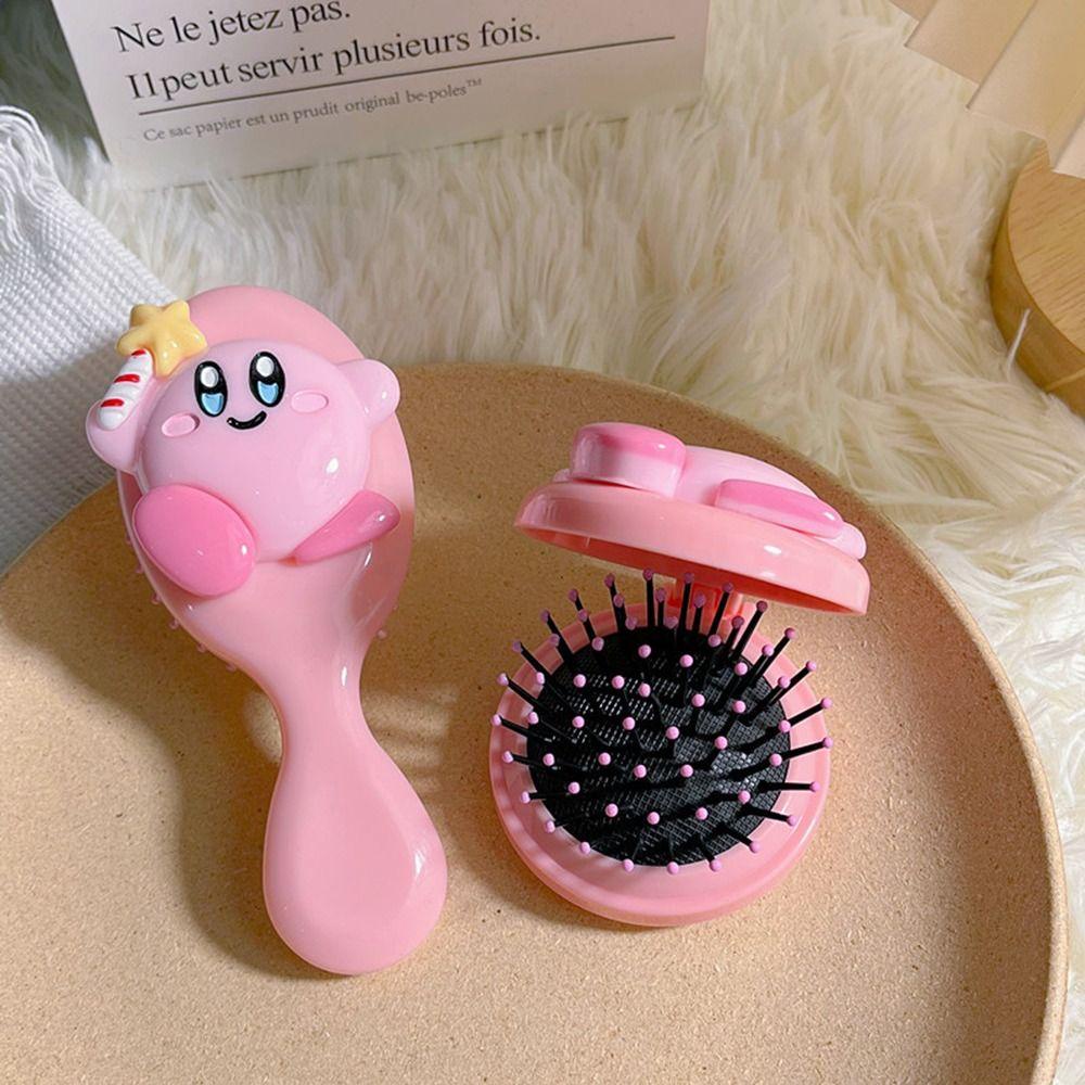 Lược Chải Tóc massage Chống Thấm Nước mini Đa Năng Có Thể Gấp Gọn In Họa Tiết Hoạt Hình Dễ Thương Cho Nữ