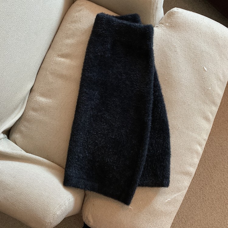 Chân Váy Ngắn Lưng Cao Phối Lông Thời Trang Mùa Đông 2023 Cho Nữ