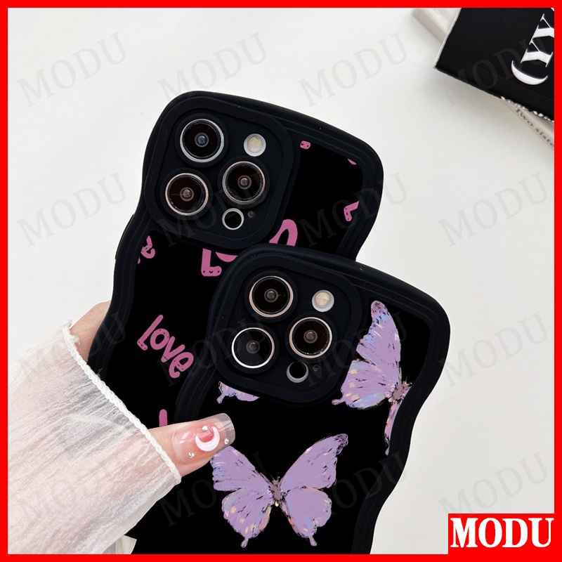 Ốp Điện Thoại Silicon Họa Tiết Bươm Bướm & Trái Tim Cho iphone 15 11 14 13 12 pro max xr 6s 6 7 8 plus 7plus x xs max se 2020