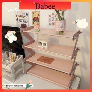 Kệ để giày dép thông minh màu 4 tầng chữ Z - Kệ đựng đồ đa năng, decor phòng, để sách báo, túi xách Babee