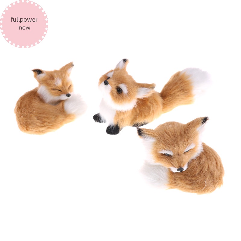 Fullpowernew Mô Hình Cáo Giả Bằng poly Đồ Chơi Trang Trí Nội Thất