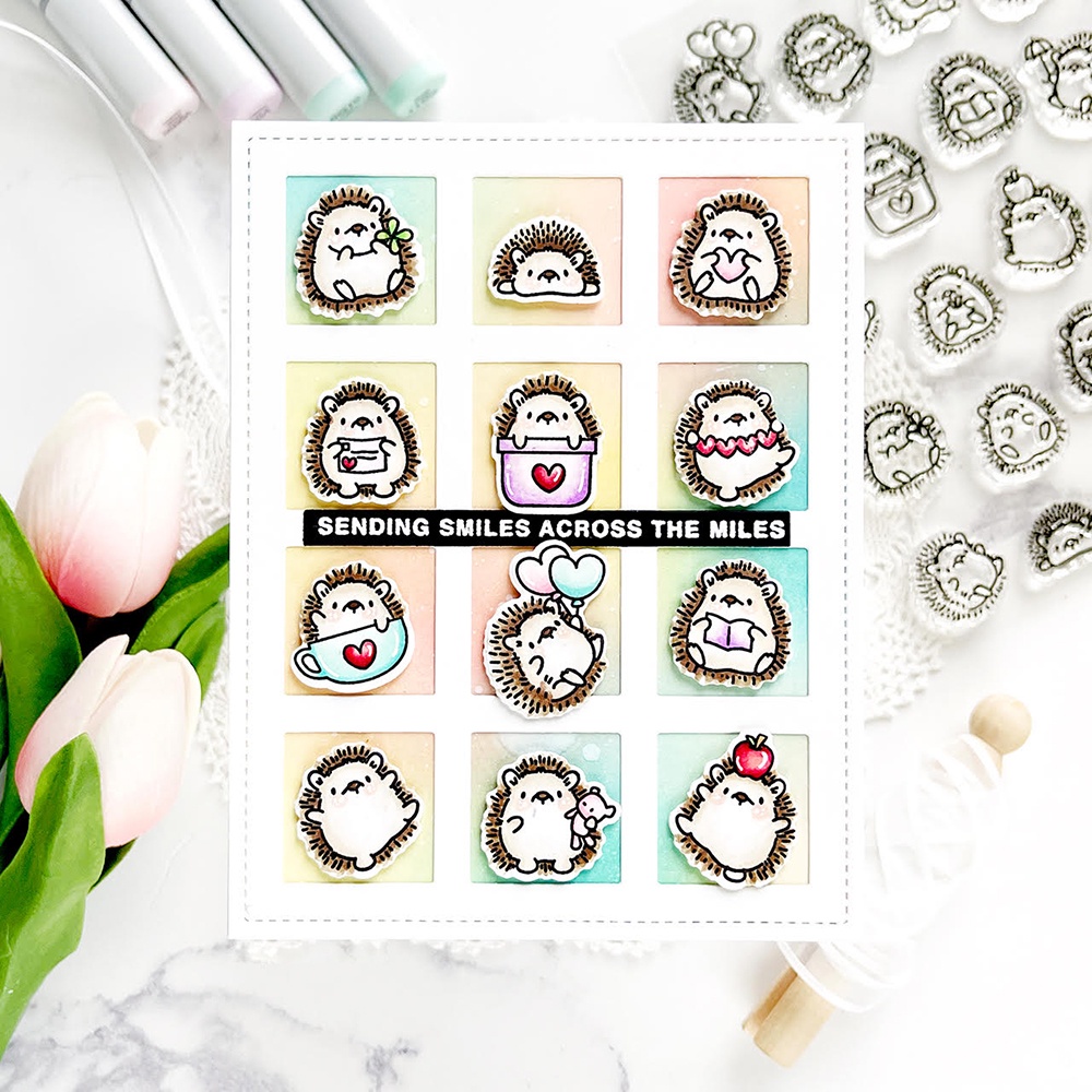 Dễ Thương Khuôn Cắt Giấy Kim Loại + Con Dấu silicone Hình Động Vật / Hoa / Chữ Tiếng Anh diy Thẻ