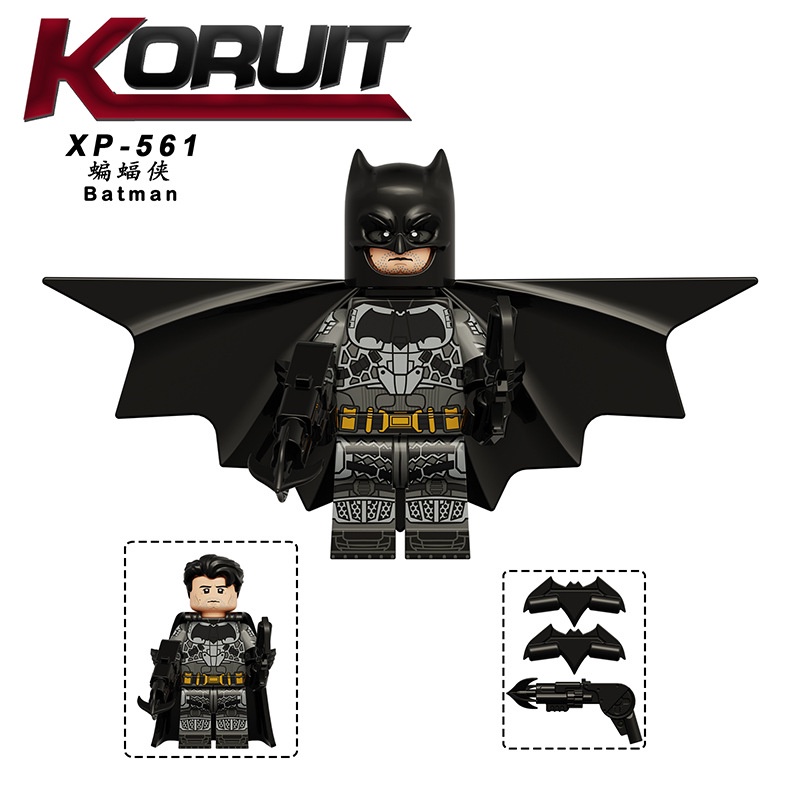 Mini Nhân Vật Siêu Anh Hùng Batman Người Dơi Phiên Bản Siêu Đẹp KT1075 - Mô Hình Đồ Chơi Lắp Ráp Nhân Vật Hoạt Hình