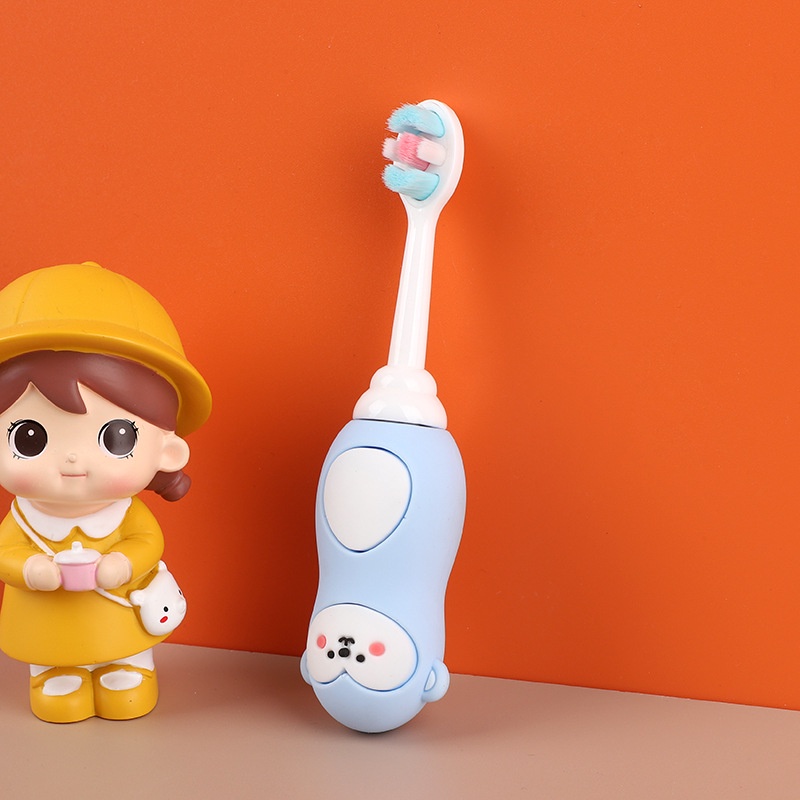 Dễ Thương Bàn Chải Đánh Răng Đầu Silicon Mềm Cho Bé 1-6 Tuổi