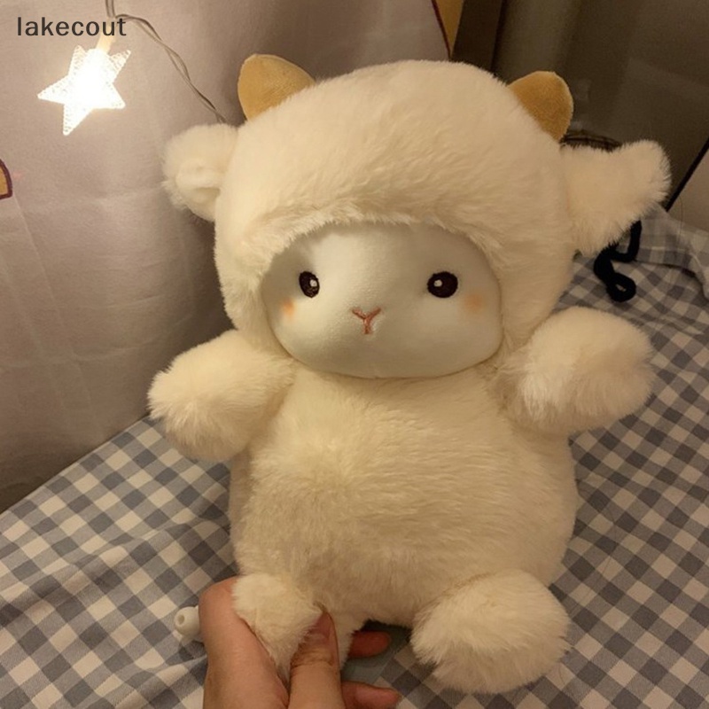 Thú Nhồi Bông Hình Cừu alpaca Siêu Dễ Thương 25cm