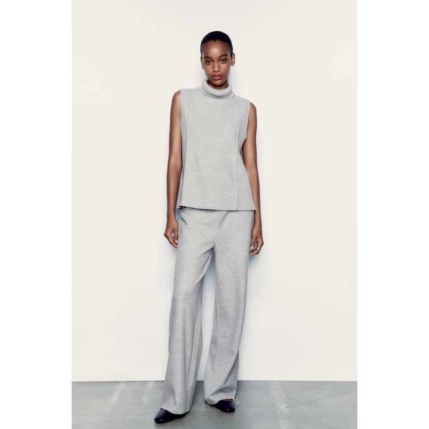 Quần suông len Zara authentic