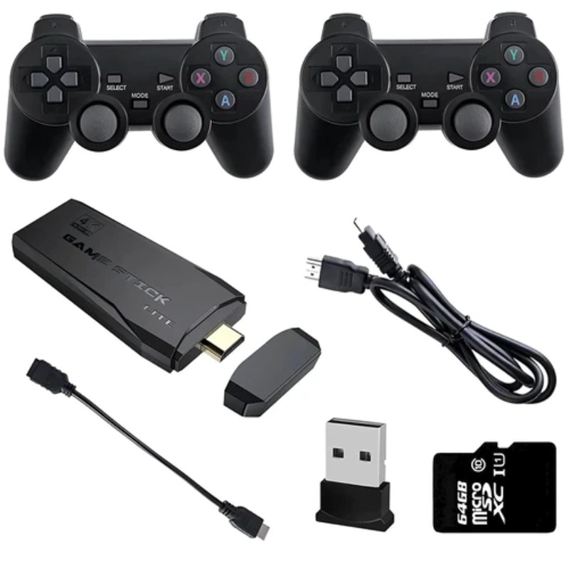 Máy Chơi game retro 20000 + 4k hdmi tv Và 2 Bộ Điều Khiển Không Dây
