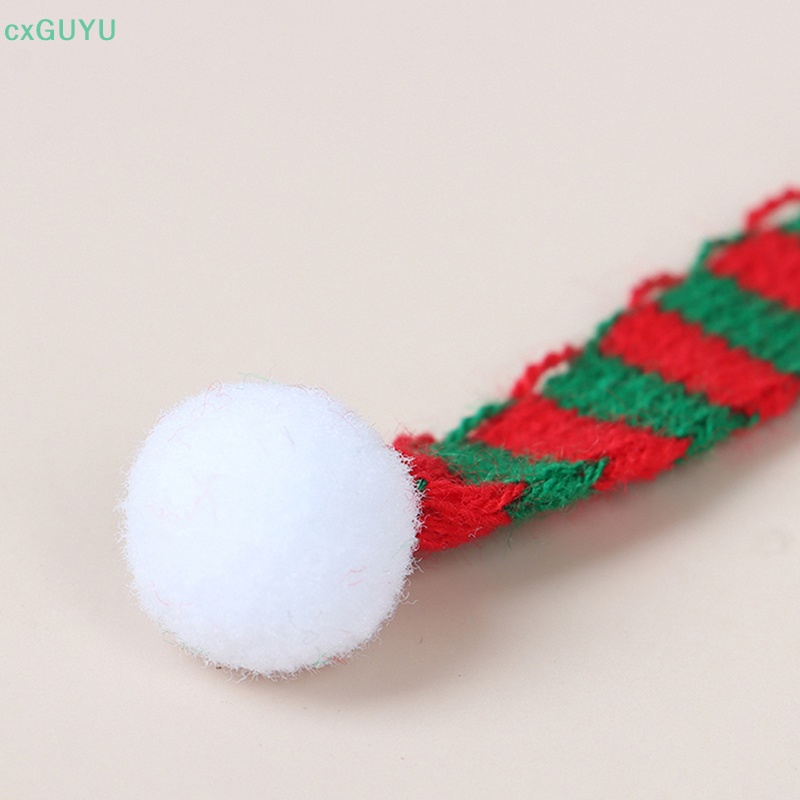 Bộ 2 Khăn Choàng / Nón Giáng Sinh mini Trang Trí Cho Búp Bê prta