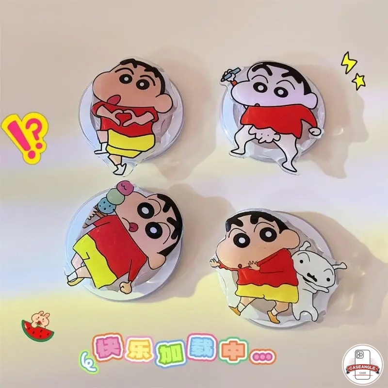 Giá Đỡ Điện Thoại Từ Tính Họa Tiết shin-chan Dễ Thương Cho Bé