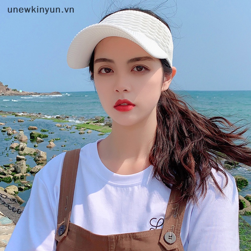 Mũ Lưỡi Trai Nửa Đầu Màu Trơn Co Giãn Thời Trang Mùa Hè Cho Nữ