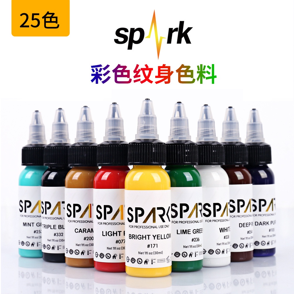 Bộ Màu Xăm Hình Nhiều Màu Sắc Bắt Mắt Tiện Dụng