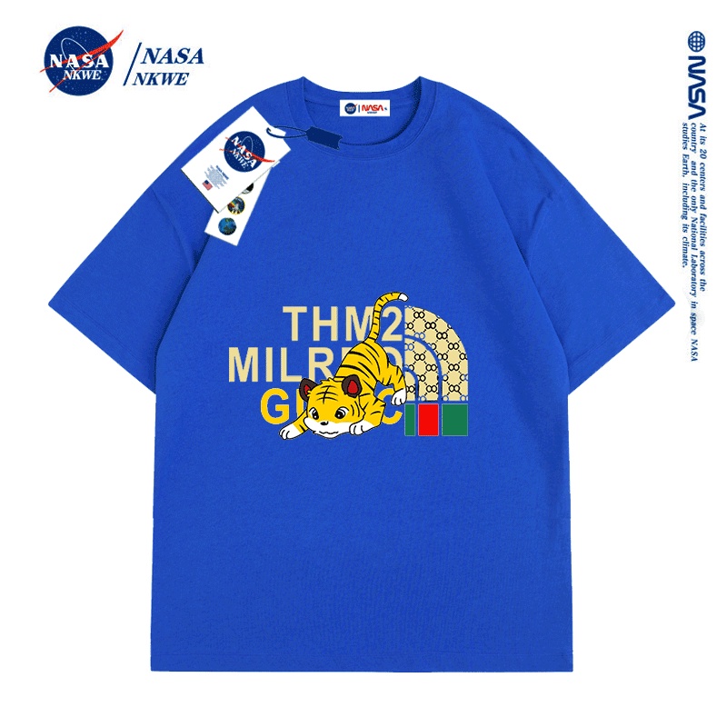 Áo Thun Ngắn Tay Dáng Rộng In Chữ