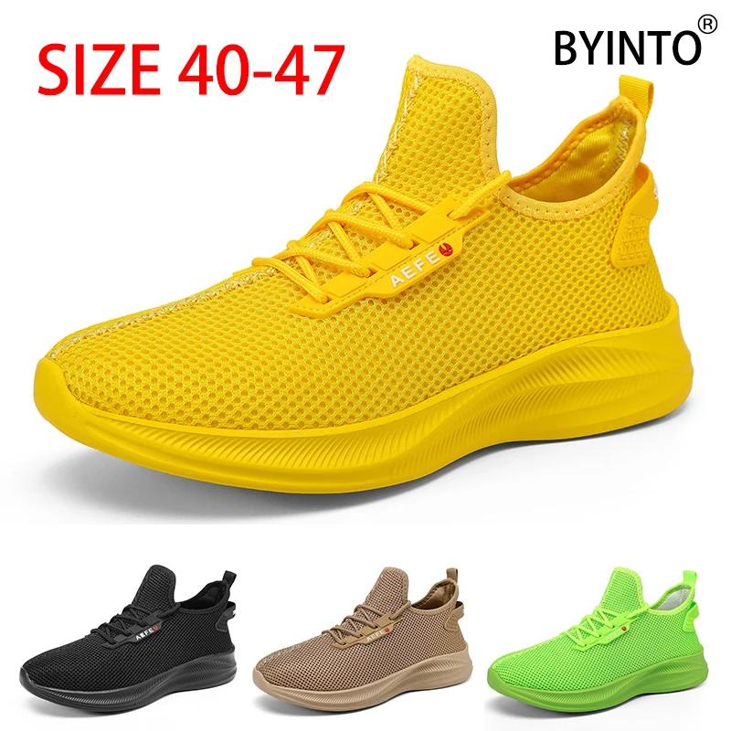 Giày Thể Thao Lưới Siêu Nhẹ Thoáng Khí size Lớn 40-47 Cho Nam