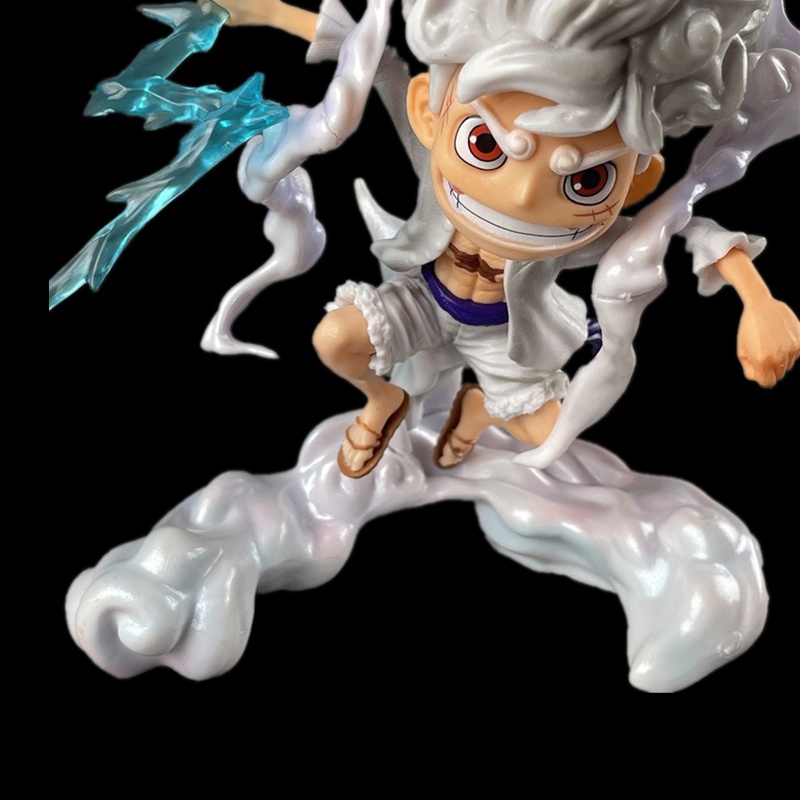 Mô Hình Nhân Vật luffy gear 5 sun god nika Phim one piece 16cm