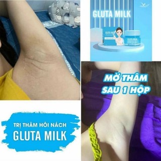 Combo Kem Nách Gluta Milk ( Khử Thâm , Hôi , Trắng Da Vùng Nách )