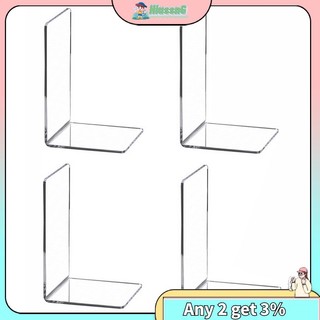 Bộ 4 Cái Chặn Sách Cuối Cuốn Sách Trong Suốt Bằng acrylic