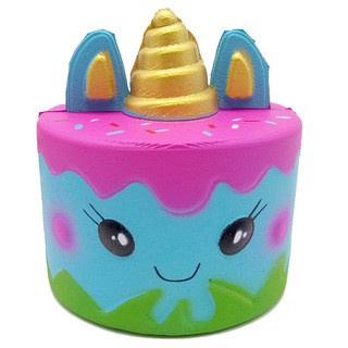 SquiShy to - bánh gato kem mọc sừng thơm chậm tăng dễ thương