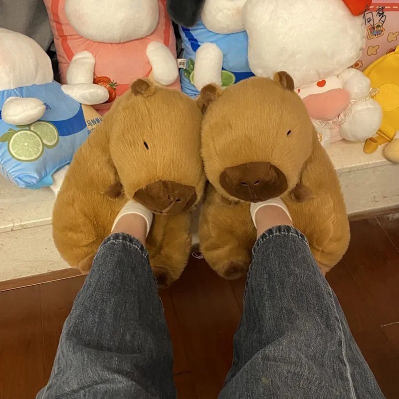Capybara Dép Bông Đi Trong Nhà Hình Động Vật Dễ Thương