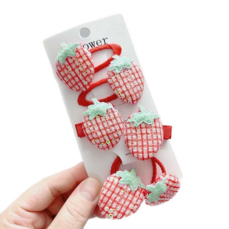 Kẹp Tóc Hình Trái Cây Dễ Thương Cho Mẹ Và Bé