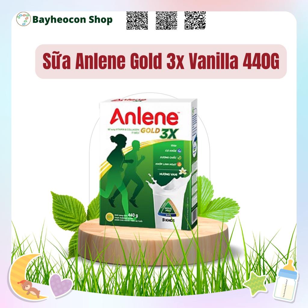[Date Mới] Sữa Bột Anlene Gold Move Pro 3X Hương Vanilla (Hộp Giấy 440g)