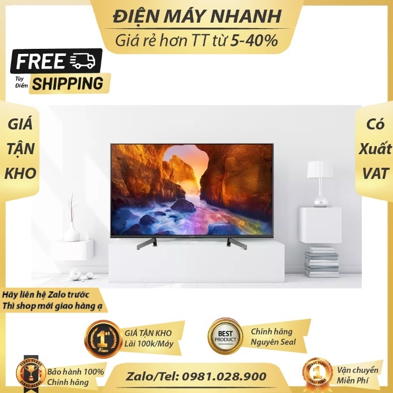 65X8500G - Smart Tivi Sony 65 inch 65X8500G, 4K Ultra HDR, Android TV Chuẩn HP