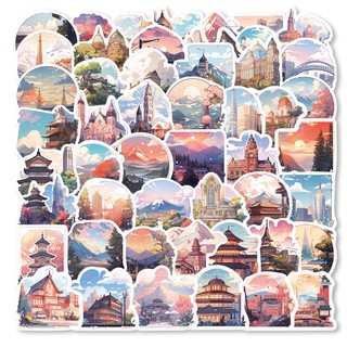 Set 50 miếng dán graffiti trang trí đa ứng dụng