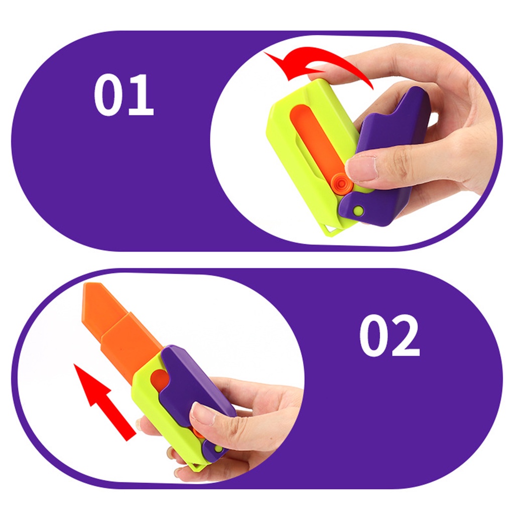 Đồ Chơi Bóp Giảm Căng Thẳng Hình Củ Cà Rốt 3d Bằng Nhựa