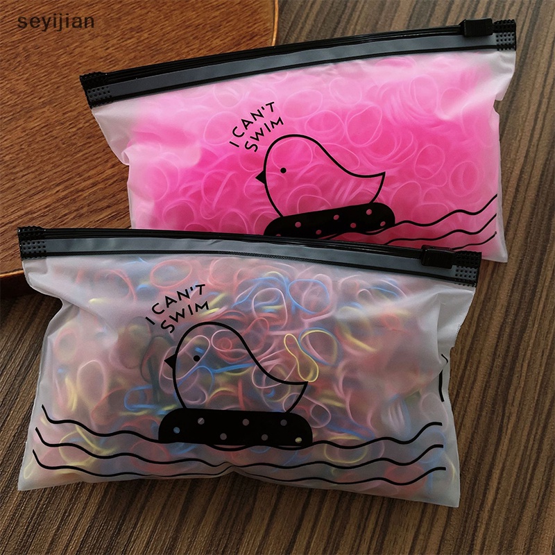 Set 1000 Dây Thun Cột Tóc Nhiều Màu Sắc Dành Cho Bé Gái