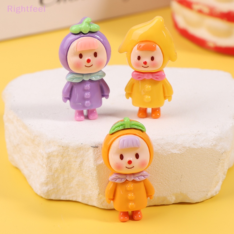 Set 5 Quả Dâu / Cam Bằng Nhựa Dùng Để Trang Trí Nhà Búp Bê Mới