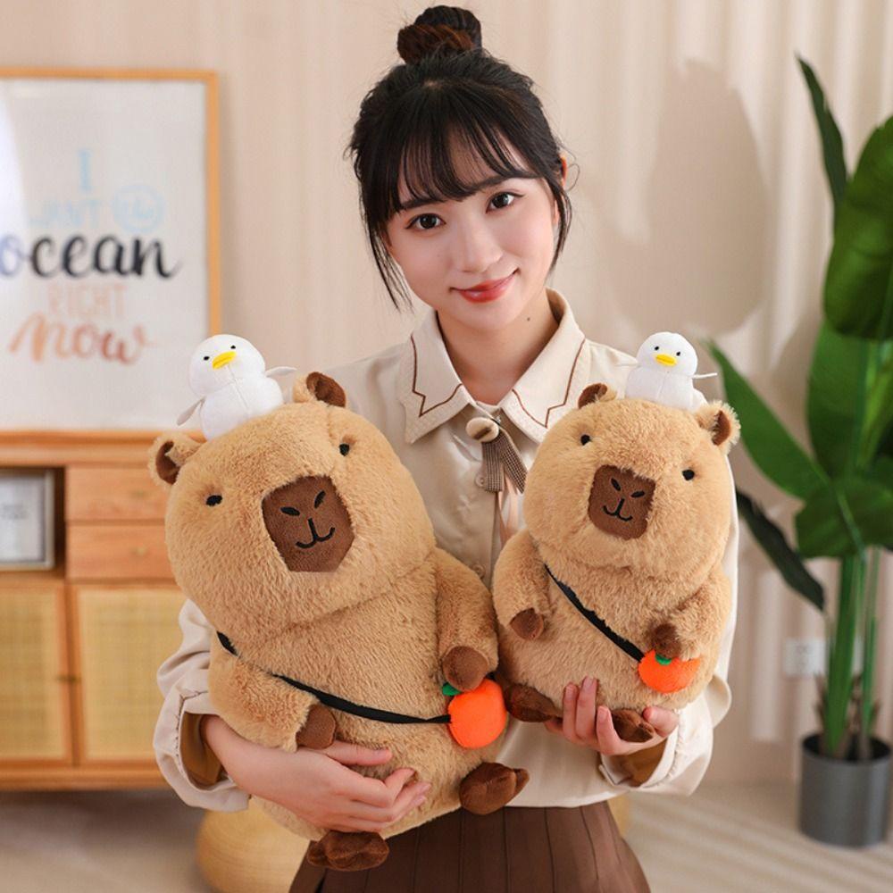 Thú nhồi bông MMULCK Capybara mềm mại đáng yêu trang trí nội thất