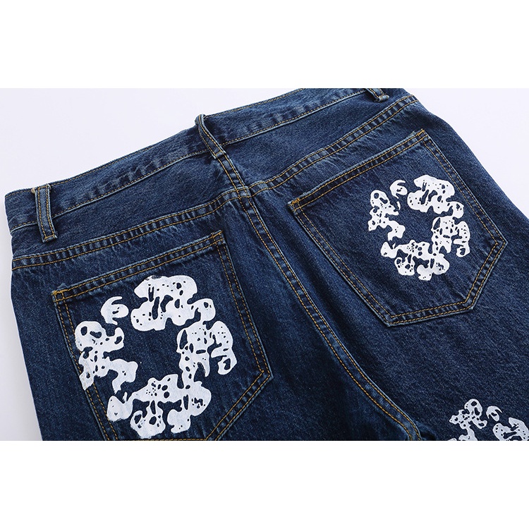 Quần Jean Dài Dáng Rộng Phong Cách Thời Trang Đường Phố Mới Năm 2023