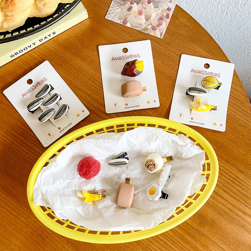 Kẹp Tóc Hoa Hướng Dương mini Dễ Thương Vui Nhộn