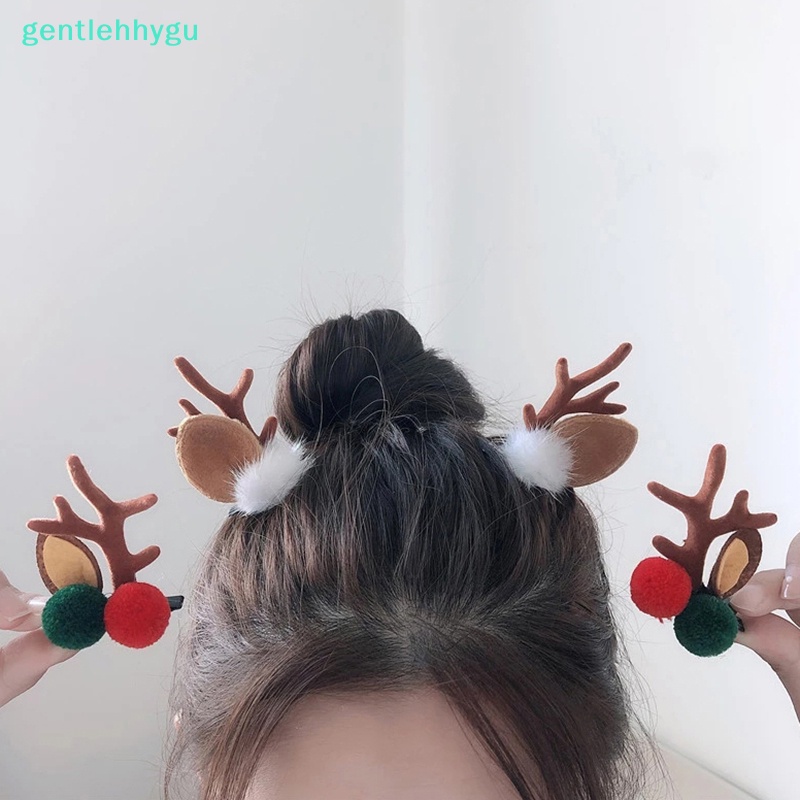 1 Cặp Kẹp Tóc Hình Nơ / Ông Già Noel / Tuần Lộc Giáng Sinh / Năm Mới Dễ Thương Cho Bé Gái vn