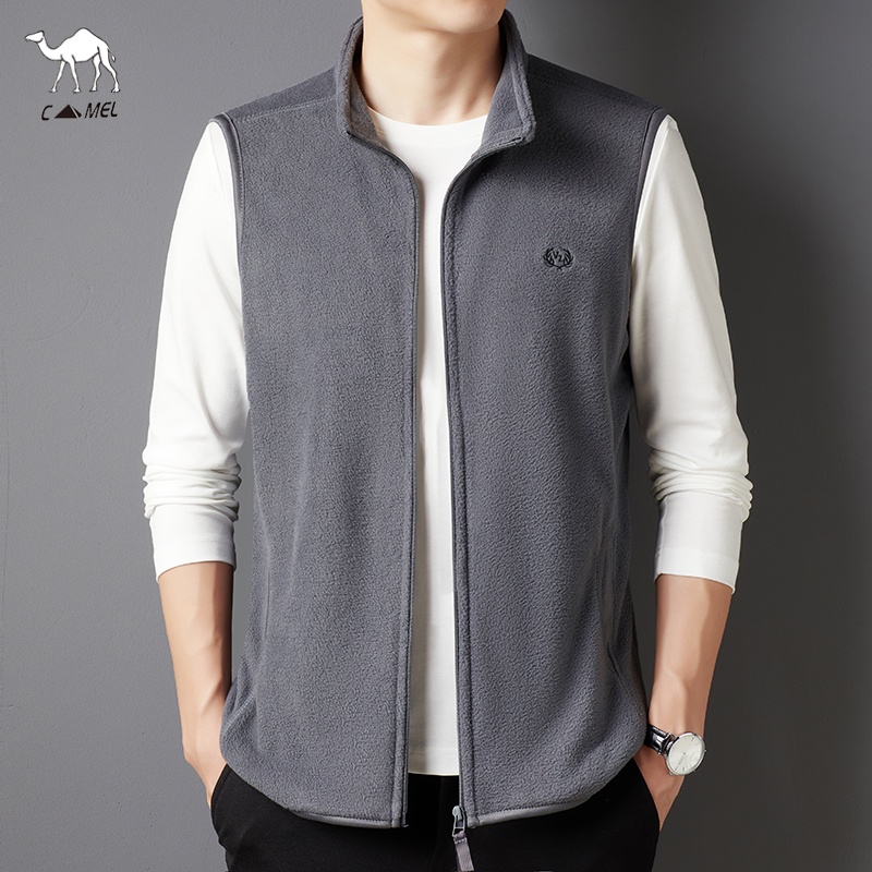 Áo Khoác Dài Tay Phối Khóa Kéo Thời Trang Thu Đông Cho Nam