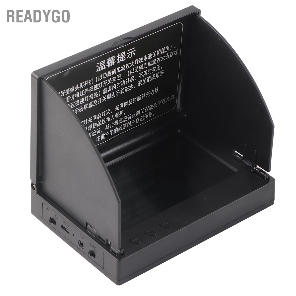 ReadyGo Camera câu cá dưới nước 4.3in TN HD Máy dò chống IP68 với 12 đèn nhìn đêm để 100‑240V