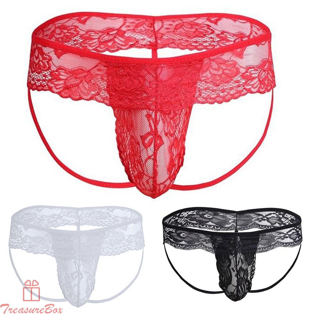 Quần Lót Nam Phối Ren Thoải Mái + Quần Lót spandex